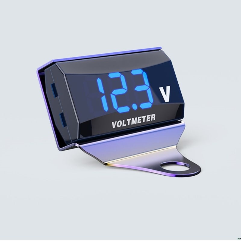 8V-150V Led Digital Display Voltmeter Car Motor Voltage Gauge Panel Meter Met Beugel