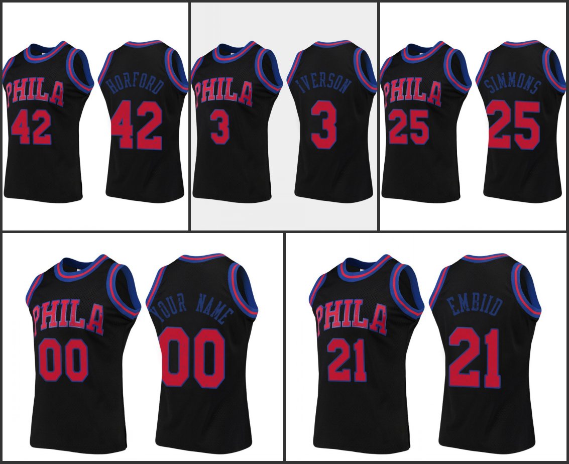 Philadelphia76ersMen Joel Embiid Ben Simmons Allen Iverson Al Horford Custom Rings Collection Jersey
Philadelphia76ersMen Joel Embiid Ben Simmons Allen Iverson Al Horford Custom Rings Collection Jersey