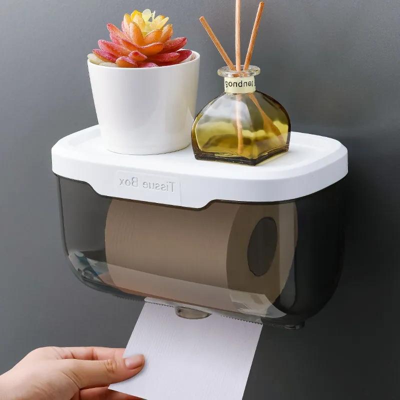 Toilet Paper Holders Waterproof Wall Mount Holder Shelf Roll Tube Storage Rack Box Tray Bathroom Supplies
Toilet Paper Holders Waterproof Wall Mount Holder Shelf Roll Tube Storage Rack Box Tray Bathroom Supplies