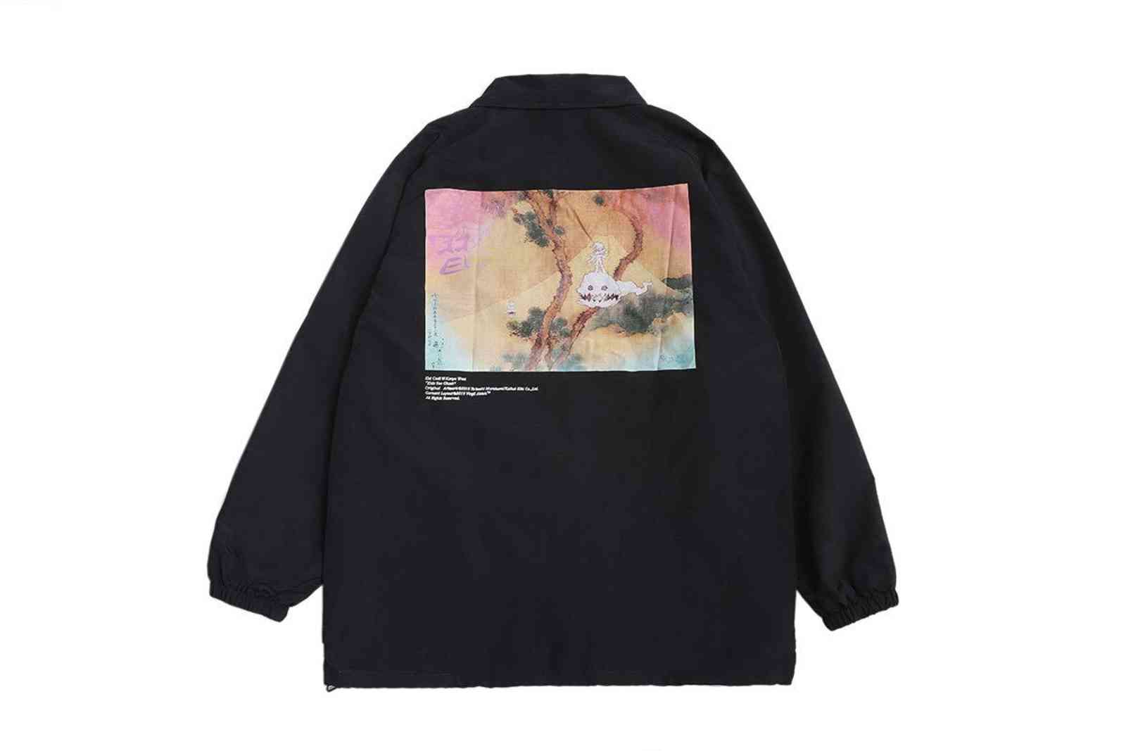 kan/ye West Murakami men' and women' autumn Harajuku coach jacket kan/ye thin windbreaker jacket BF, Black (high quality)
kan/ye West Murakami men' and women' autumn Harajuku coach jacket kan/ye thin windbreaker jacket BF, Black (high quality)