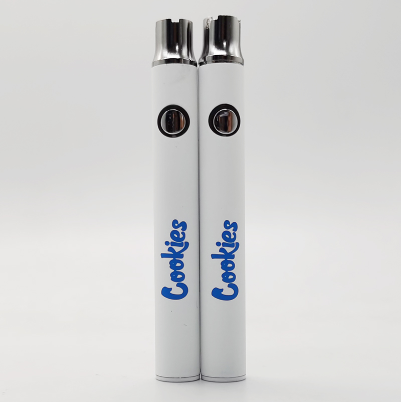 IN STOCK 510 Thread Cookies Vape Cartridge Battery Good Price Powerful Variable Voltage Vapes Batteries E Cig Preheat Cartridges Pen
IN STOCK 510 Thread Cookies Vape Cartridge Battery Good Price Powerful Variable Voltage Vapes Batteries E Cig Preheat Cartridges Pen