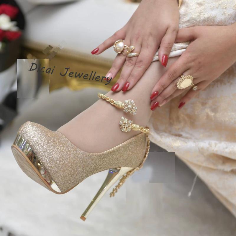 Anklets Algerian Wedding Foot Jewelry For Women Gold Snake Design Open Bracelet Plated Arabic Bridal Gifts, Red;blue
Anklets Algerian Wedding Foot Jewelry For Women Gold Snake Design Open Bracelet Plated Arabic Bridal Gifts, Red;blue