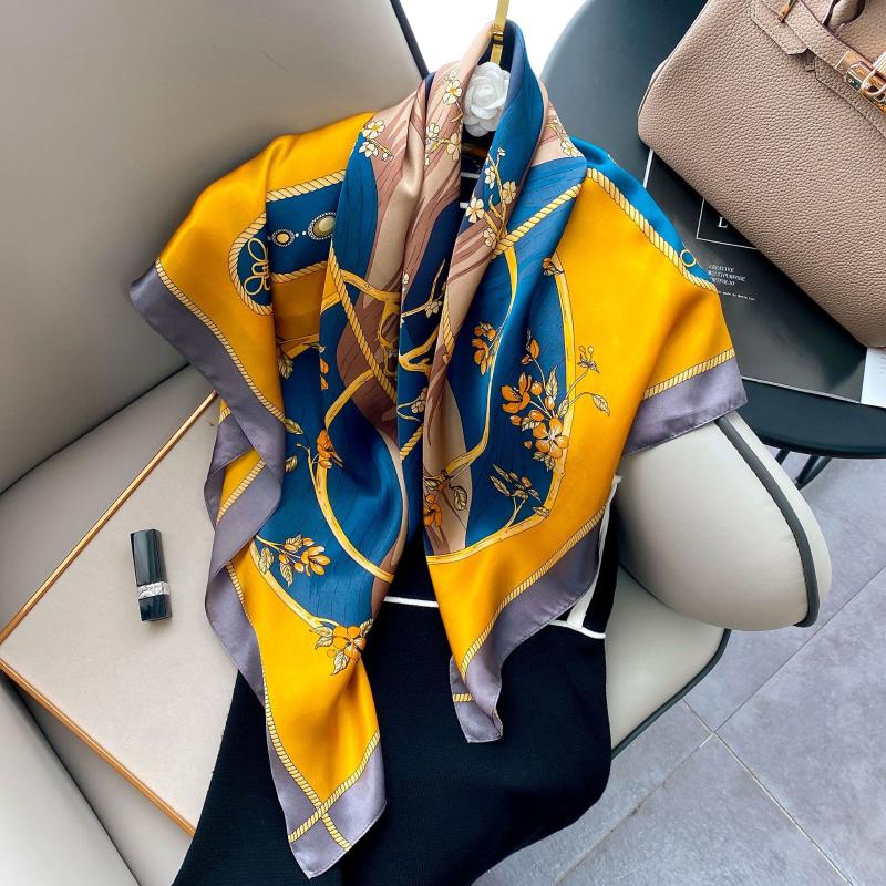 Scarves Scarf Bandana Women Summer 100% Silk Square Wrap Ladies Kerchief Fashion High Quality Headband Hijab Shawls 90cm
Scarves Scarf Bandana Women Summer 100% Silk Square Wrap Ladies Kerchief Fashion High Quality Headband Hijab Shawls 90cm