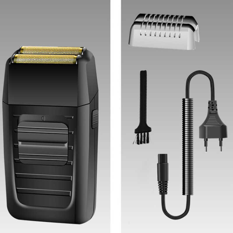 Powerful Rechargeable Shaver Shaper barber foil electric shaver stubble shaving electric razor for barbers finishing tool P0817