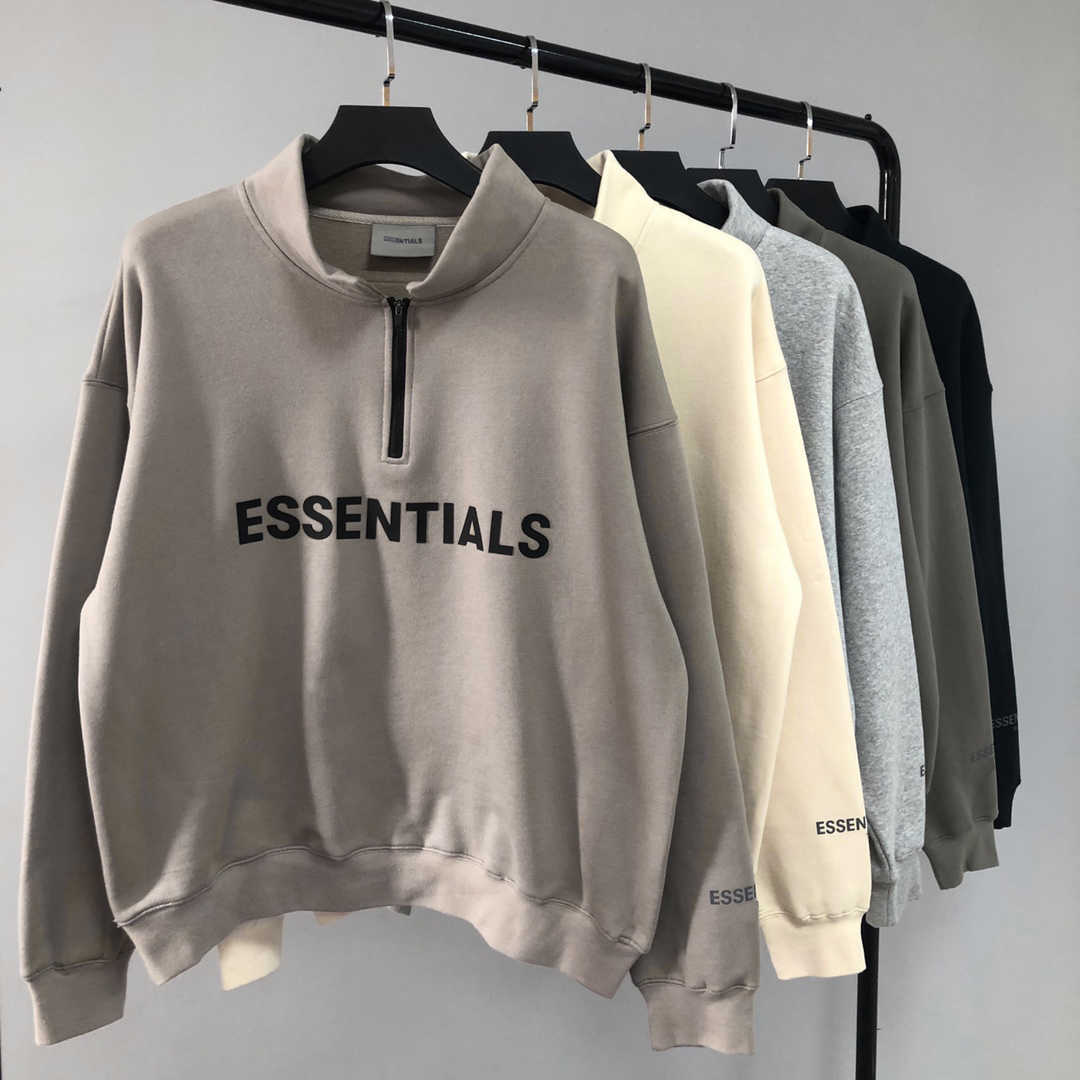 Winter Reflective Essentials of God Half-zip Stand Collar Sweatshirt Men Women 1:1 High Quality Hoodie Pullover Streetwear H0826
Winter Reflective Essentials of God Half-zip Stand Collar Sweatshirt Men Women 1:1 High Quality Hoodie Pullover Streetwear H0826