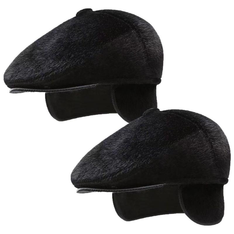 Berets 2Pcs Fashion Winter Warm Vintage Outdoor Sboy Hat Dad Flat Cap Beret
Berets 2Pcs Fashion Winter Warm Vintage Outdoor Sboy Hat Dad Flat Cap Beret