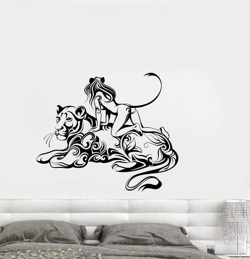 Wall Stickers Sticker Applique Naked Sexy Girl Woman Cat Lion Animal Abstract Pattern, Living Room Bedroom Decor DW25
Wall Stickers Sticker Applique Naked Sexy Girl Woman Cat Lion Animal Abstract Pattern, Living Room Bedroom Decor DW25