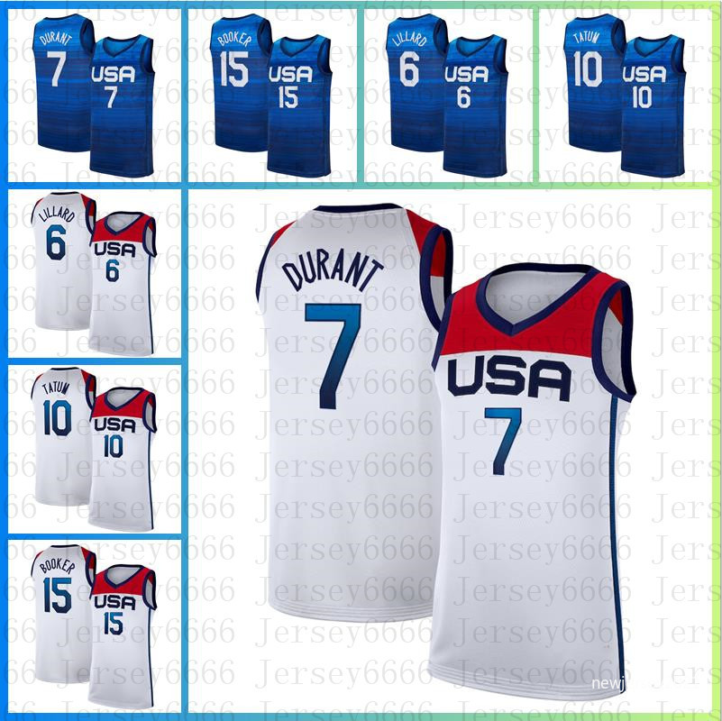 Kevin 7 Durant 2020 Summer Olympics 6 Damian Lillard Basketball Devin 15 Booker Jersey 10 Jayson Tatum Mens National Team US America Home Away Blue white Jersey, 2021 new jersey
Kevin 7 Durant 2020 Summer Olympics 6 Damian Lillard Basketball Devin 15 Booker Jersey 10 Jayson Tatum Mens National Team US America Home Away Blue white Jersey, 2021 new jersey
