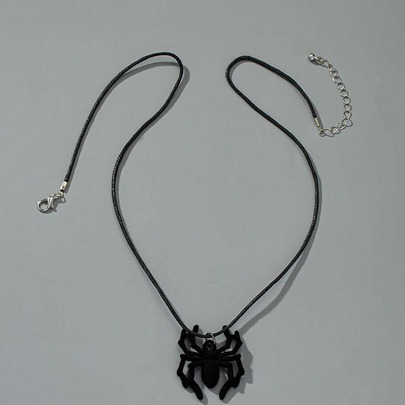 Chokers Ins Punk Hip-hop Black Spider Rock Pendant Choker Necklaces Trendy Korean Fashion Women Party Jewelry
Chokers Ins Punk Hip-hop Black Spider Rock Pendant Choker Necklaces Trendy Korean Fashion Women Party Jewelry