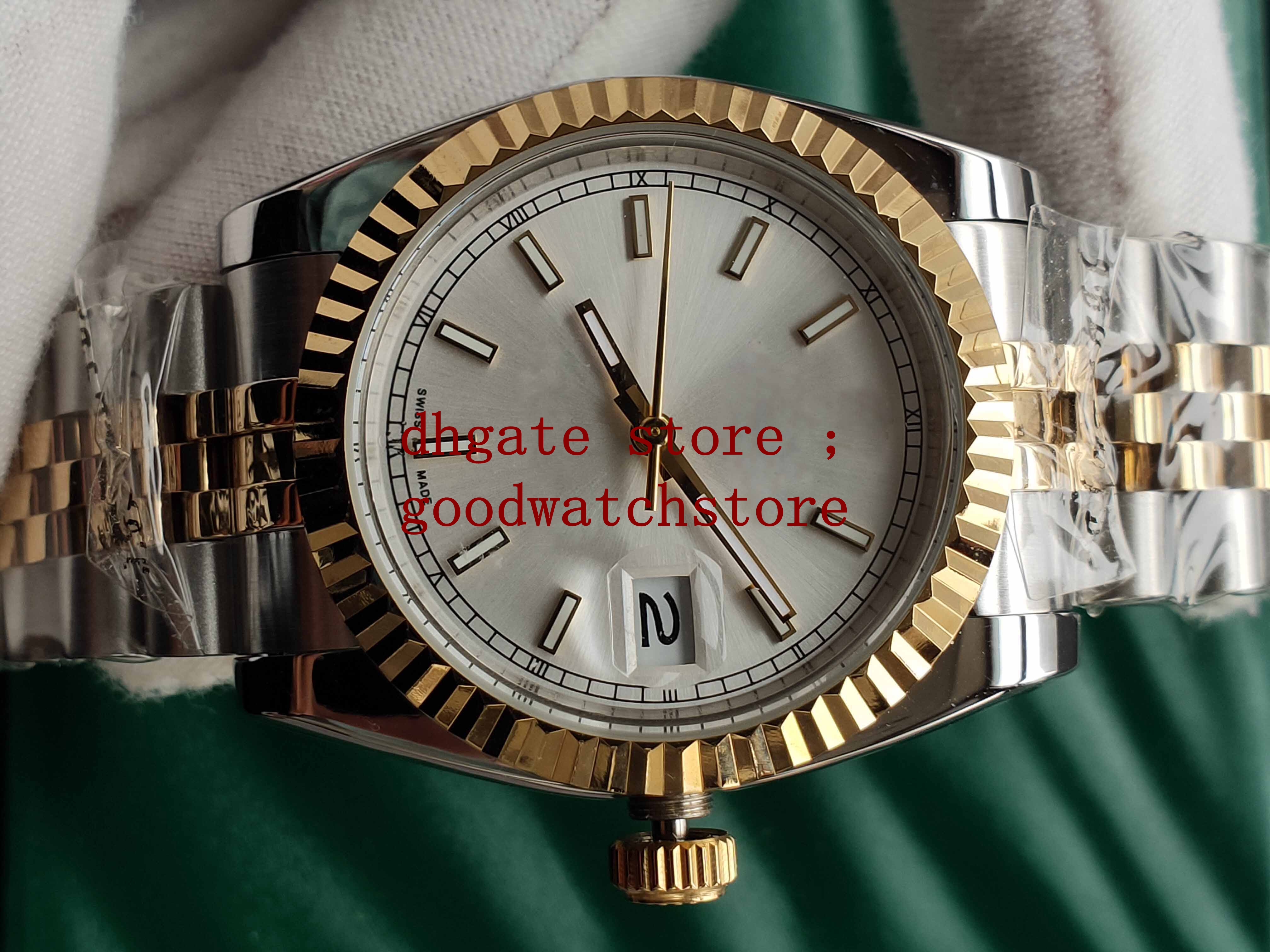 Women's Watches watche master 36mm Day 2813 126233 18K gold Luxury silver dial Stainless Steel Movement Automatic Watch, Slivery;golden
Women's Watches watche master 36mm Day 2813 126233 18K gold Luxury silver dial Stainless Steel Movement Automatic Watch, Slivery;golden