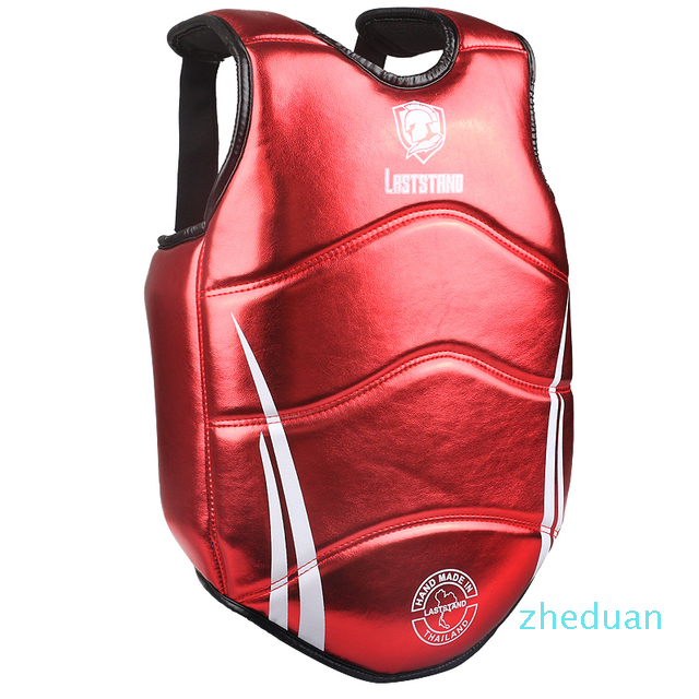Chest Guard Boxing Kickboxing Body Vest Protector Martial Arts WTF Reversible Rib Shield Taekwondo Target Training Uniform