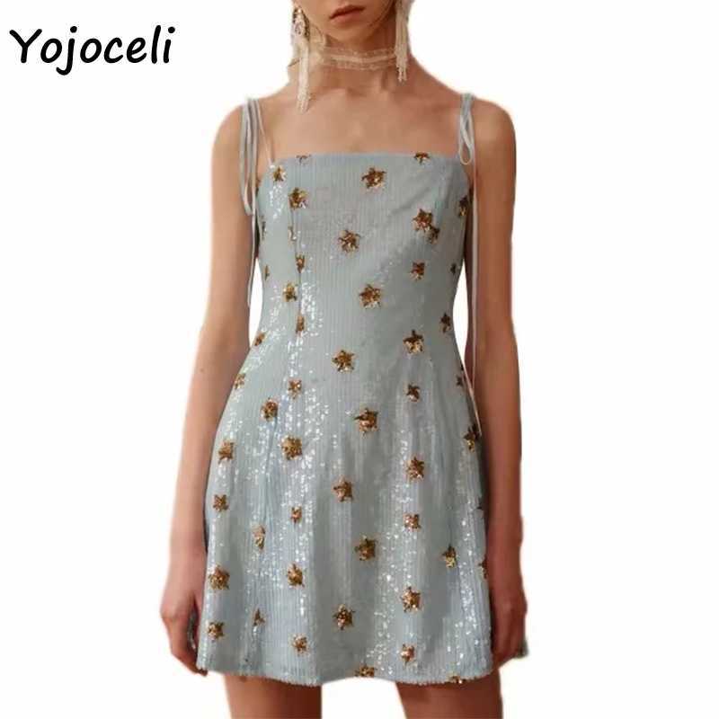 Yojoceli bling sequins star dres party club bow mini elegant cool strap 210609, Sky blue
Yojoceli bling sequins star dres party club bow mini elegant cool strap 210609, Sky blue