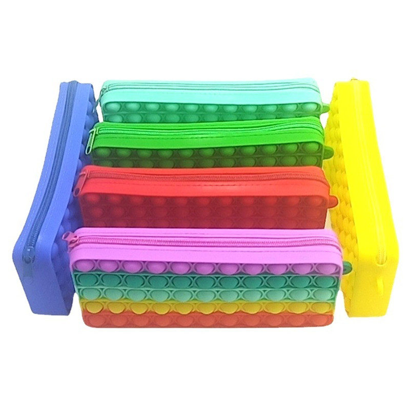 New Bubble Pencil Bags Creative Simple Big Dimple Storage Bag Decompression Fidget Toys Learning Stationery
New Bubble Pencil Bags Creative Simple Big Dimple Storage Bag Decompression Fidget Toys Learning Stationery