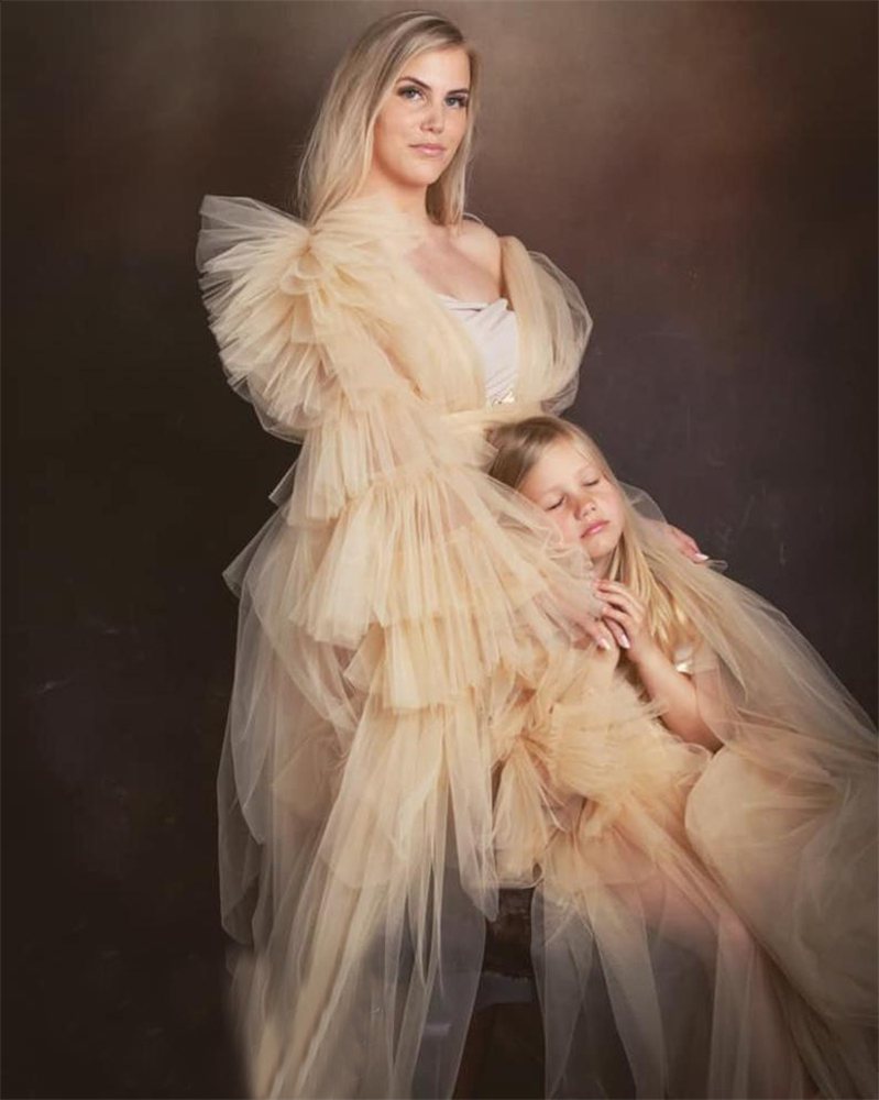 Sexy Plus Size Pregnant Ladies Maternity Sleepwear Dress Ruffle Nightgowns For Photoshoot Lingerie Bathrobe Nightwear Baby Shower