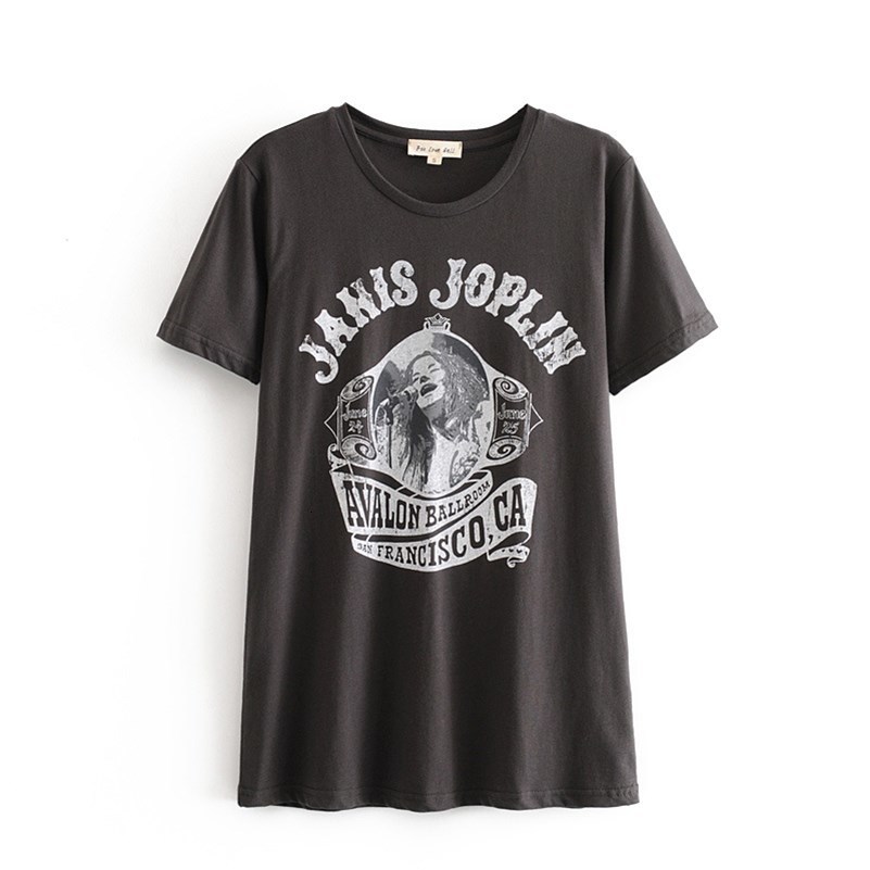 Women' T-Shirt Women Cotton T Shirts Gray Letter Printed Tee Shirt New Fashion Spring Summer Casual T-Shirts Streetwear Tees Tops
Women' T-Shirt Women Cotton T Shirts Gray Letter Printed Tee Shirt New Fashion Spring Summer Casual T-Shirts Streetwear Tees Tops