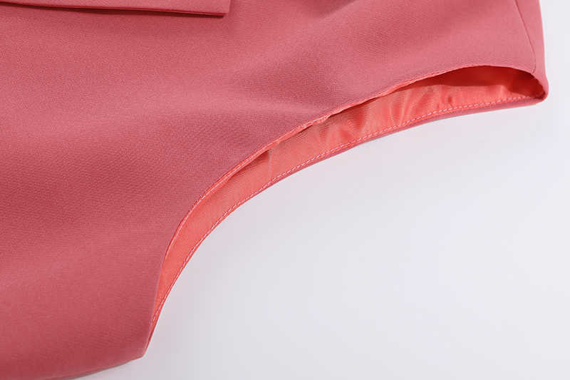 Women's Blazer Pants Two-piece Suit Casual Office Temperament Jacket Small Slim Cropped Trousers 210930