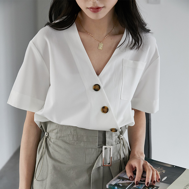 spring Vintage yellow Shirt female Oversize Tops short sleeve Girls Blouse Summer Plus Size Women Blouses femme Blusas 210417