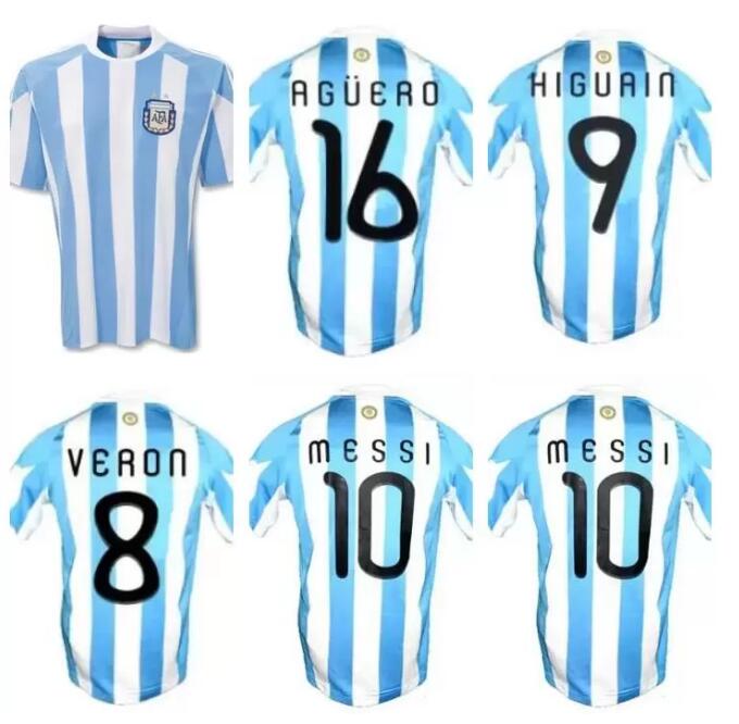 2010 Argentina retro soccer jersey DI MARIA MESSI Veron MASCHERANO HIGUAIN TEVEZ Agüero vintage classic football shirt, White
2010 Argentina retro soccer jersey DI MARIA MESSI Veron MASCHERANO HIGUAIN TEVEZ Agüero vintage classic football shirt, White