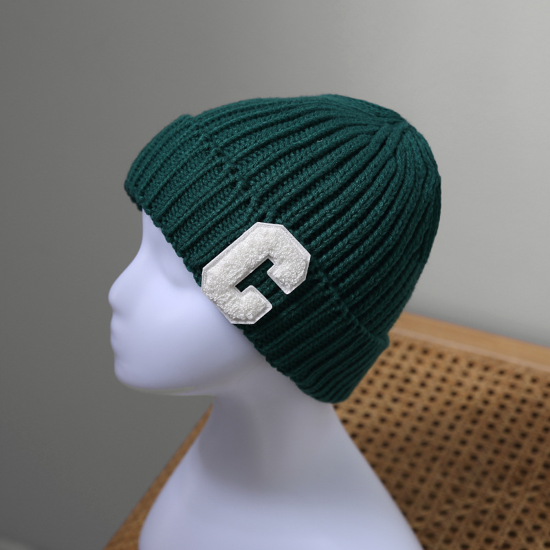 Korean Fashion Brand Big C Letter Woolen Cap Female Autumn and Winter Warm All-Matching Pink Knitted Hat Solid Color Beanie Hat Internet Cel, (flexible)
Korean Fashion Brand Big C Letter Woolen Cap Female Autumn and Winter Warm All-Matching Pink Knitted Hat Solid Color Beanie Hat Internet Cel, (flexible)