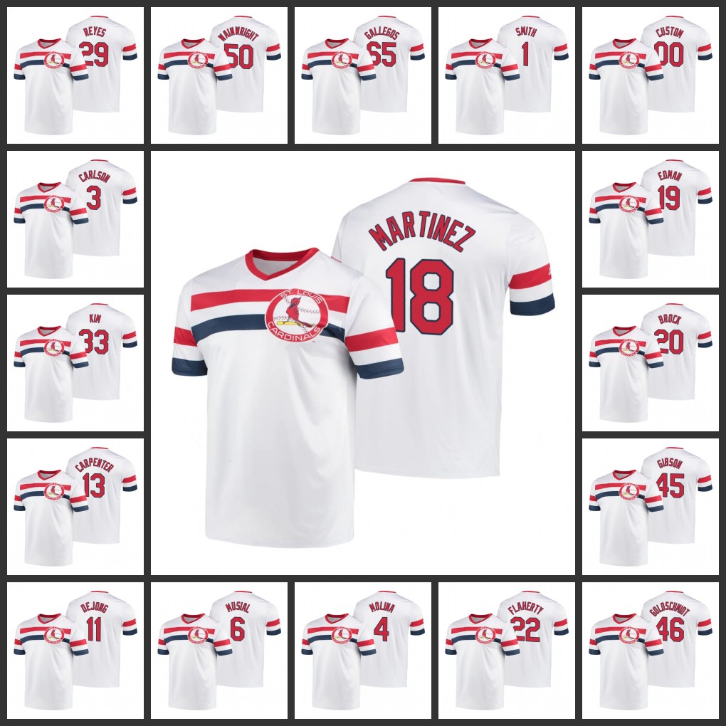 St. Louis''Cardinals''Men Jersey Women Youth #4 Yadier Molina 46 Paul Goldschmidt 13 Matt Carpenter 6 Stan Musial Custom White Cooperstown Collection
St. Louis''Cardinals''Men Jersey Women Youth #4 Yadier Molina 46 Paul Goldschmidt 13 Matt Carpenter 6 Stan Musial Custom White Cooperstown Collection