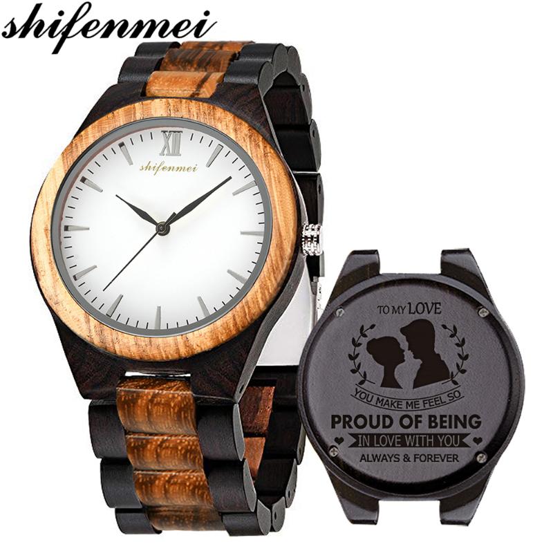 Wristwatches Shifenmei Watches Mens 2021 Personalized Engraved Top Quartz Wristwatch Custom Watch Relogio Masculino, Slivery;brown
Wristwatches Shifenmei Watches Mens 2021 Personalized Engraved Top Quartz Wristwatch Custom Watch Relogio Masculino, Slivery;brown
