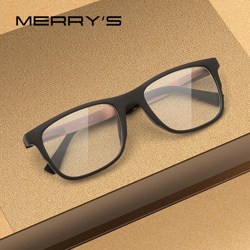 Fashion Sunglasses Frames MERRY'S Men Square Glasses Male Myopia Prescription Eyeglasses TR90 Frame Titanium Alloy Legs S2033
Fashion Sunglasses Frames MERRY'S Men Square Glasses Male Myopia Prescription Eyeglasses TR90 Frame Titanium Alloy Legs S2033