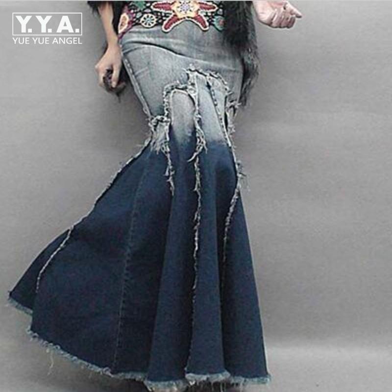 Skirts Sexy Ladies Embroidery Charming Denim Multi Layers Pleated Maxi Long Womens Bodycon Swing Fishtail, Blue
Skirts Sexy Ladies Embroidery Charming Denim Multi Layers Pleated Maxi Long Womens Bodycon Swing Fishtail, Blue