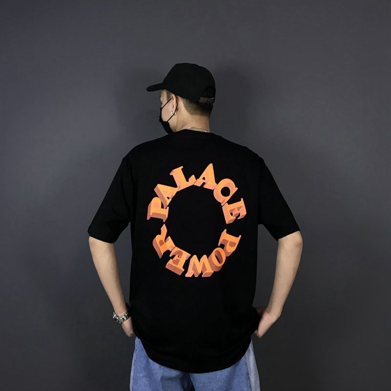 Male and Female Summer Short-sleeved T-shirt Palace Power Hip-hop Europe and United States Loose Couple Street Casual Round Collar Tops, White;black
Male and Female Summer Short-sleeved T-shirt Palace Power Hip-hop Europe and United States Loose Couple Street Casual Round Collar Tops, White;black
