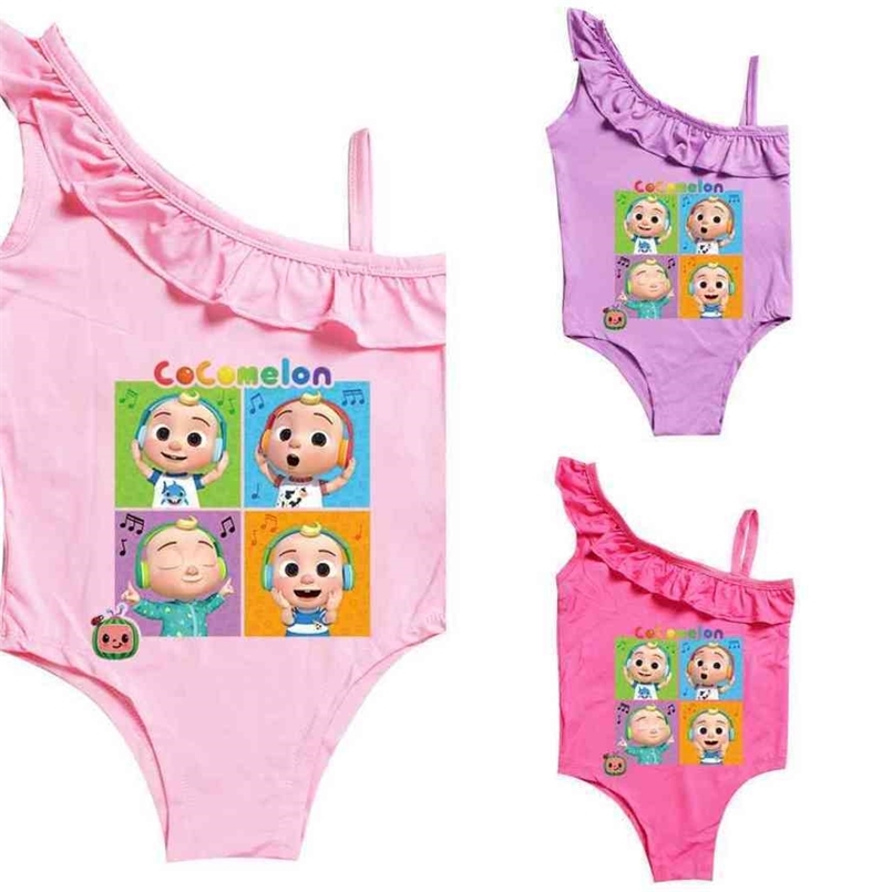 CocoMelon Cartoon Printed Bikinis Baby Girls One-piece Swimsuit Summer Bathing Suits Ruffle Swimwear Children Sleeveless Beachwear G4YHBQY, Cyan
CocoMelon Cartoon Printed Bikinis Baby Girls One-piece Swimsuit Summer Bathing Suits Ruffle Swimwear Children Sleeveless Beachwear G4YHBQY, Cyan