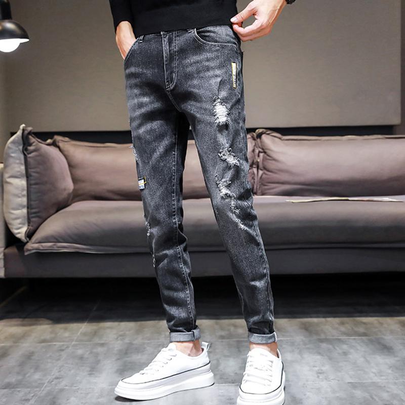 Men's Jeans 2021 Fashion Products Slim Fit Straight Loose Classic Black Grey Small Feet Stretch Pants, 8003b
Men's Jeans 2021 Fashion Products Slim Fit Straight Loose Classic Black Grey Small Feet Stretch Pants, 8003b