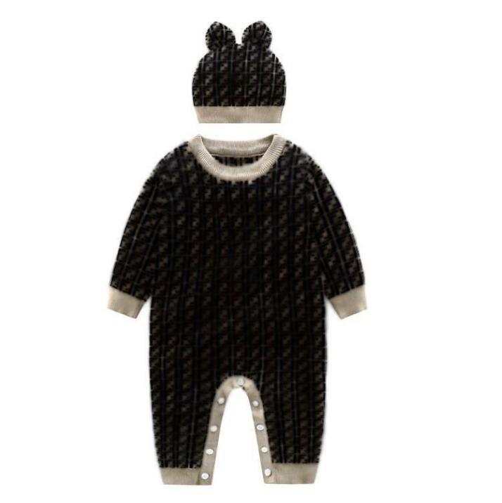 New 2021 Cute Baby Boys Girls Brand Rompers Letters F Infant Long Sleeve Jumpsuits With Hats Autumn Winter Toddler Keep Warm Knitted Onesies Great, Chocolate
New 2021 Cute Baby Boys Girls Brand Rompers Letters F Infant Long Sleeve Jumpsuits With Hats Autumn Winter Toddler Keep Warm Knitted Onesies Great, Chocolate