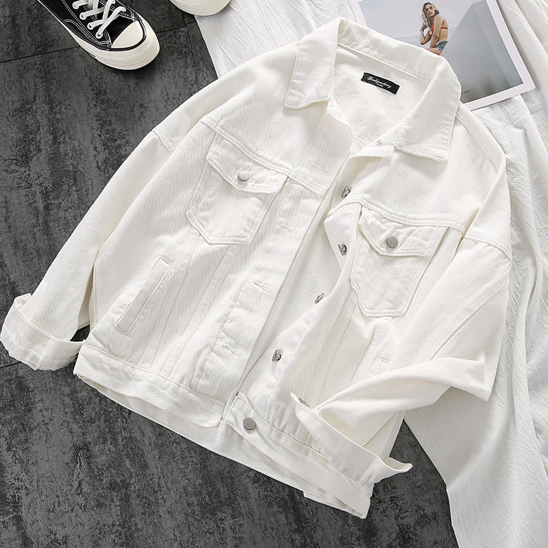 Women's Jackets White autumn denim female jacket casual simplicity short simple chaqueta mujer wears femme streetwear basic jackets zar 2MWP, 1# shoe box
Women's Jackets White autumn denim female jacket casual simplicity short simple chaqueta mujer wears femme streetwear basic jackets zar 2MWP, 1# shoe box