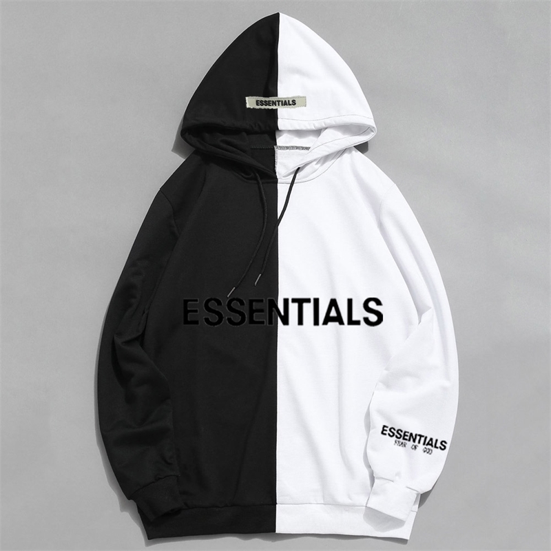 Feel of God double line essentials fashion brand thin chest soup seal men's and women's Hooded Sweater fog, Black
Feel of God double line essentials fashion brand thin chest soup seal men's and women's Hooded Sweater fog, Black