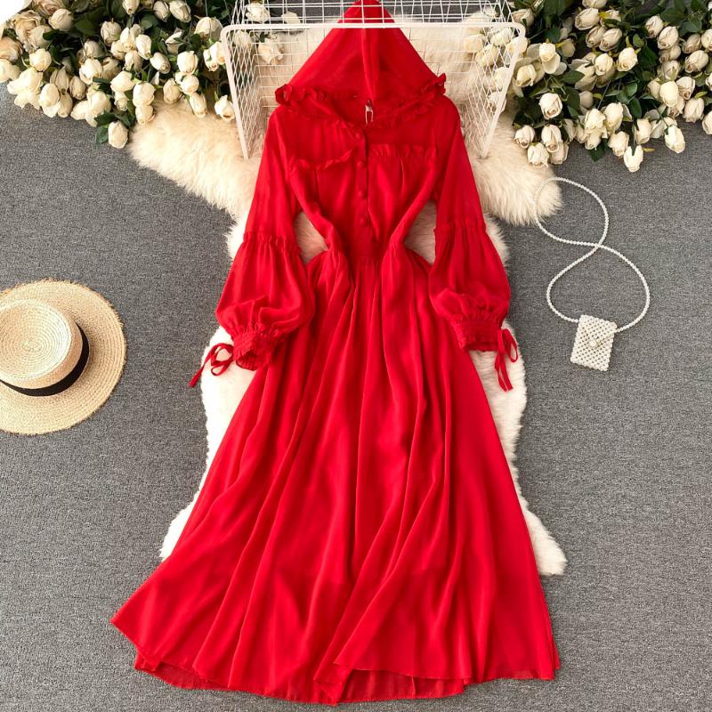 Casual Dresses Jastie Bohemian Spring Autumn Women Dress Hooded Chiffon Lantren Long Sleeve Holiday Seaside Vacation Beach Vestidos, Black;gray
Casual Dresses Jastie Bohemian Spring Autumn Women Dress Hooded Chiffon Lantren Long Sleeve Holiday Seaside Vacation Beach Vestidos, Black;gray