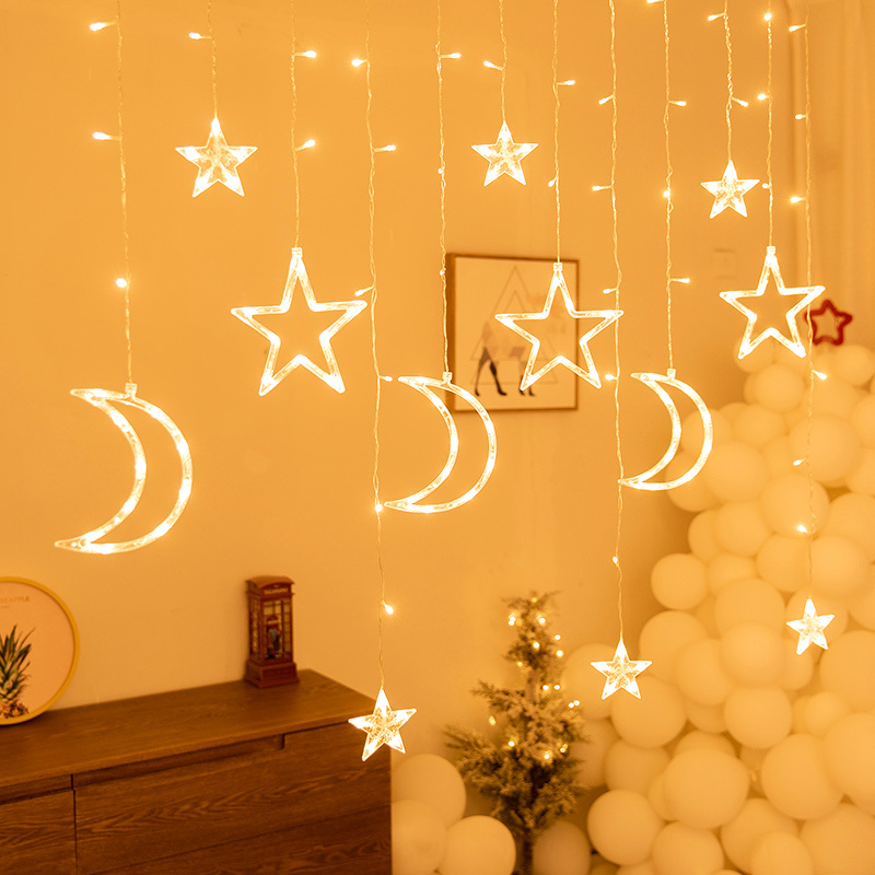 Moon Star ED Fairy ights String Christmas New Year Curtain amp Eid Mubarak Party Decoration For Home Bedroom Ramadan Kareem
Moon Star ED Fairy ights String Christmas New Year Curtain amp Eid Mubarak Party Decoration For Home Bedroom Ramadan Kareem