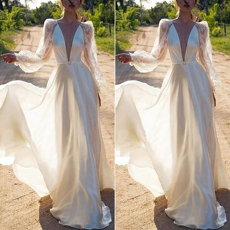 Women Dress Sling Cross Wedding V-Neck Elegant Party Evening Slim Hollow Lace Vestidos De Fiesta Noche Casual Dresses