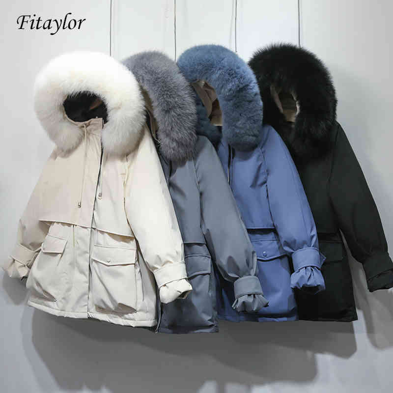 Fitaylor Winter Jacket Women Large Natural Fox Fur White Duck Down Coat Thick Parkas Warm Sash Tie Up Zipper Snow Outerwear, Grey no fur
Fitaylor Winter Jacket Women Large Natural Fox Fur White Duck Down Coat Thick Parkas Warm Sash Tie Up Zipper Snow Outerwear, Grey no fur