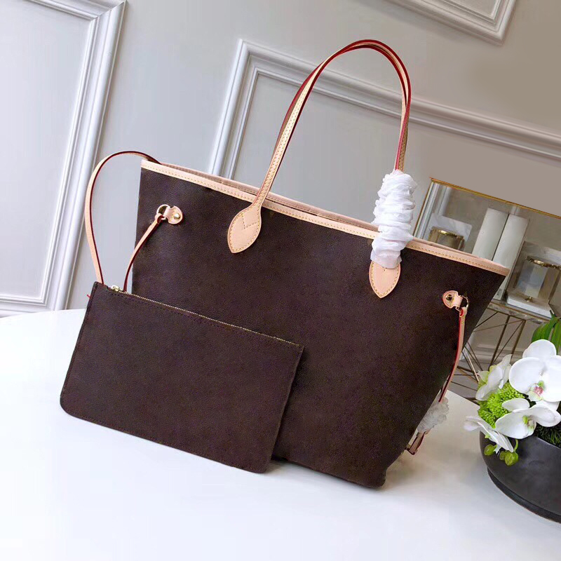 Classic Hot sold Genuine leather Top quality womens tote size MM and GM designer handbags Fashion women Luxurys Designers shoulder bag, Brown flower khaki inside
Classic Hot sold Genuine leather Top quality womens tote size MM and GM designer handbags Fashion women Luxurys Designers shoulder bag, Brown flower khaki inside