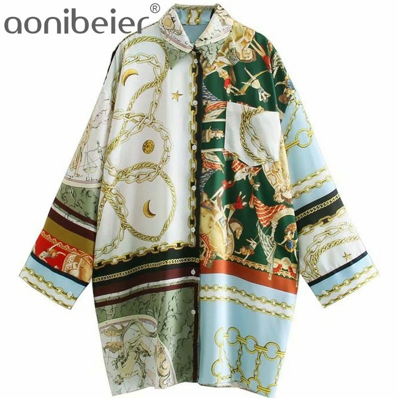 Printed Long Sleeve Drop Shoulder Women Loose Shirt Summer Single Breasted Female Blouses Casual Holiday Tops 210604, Shorts
Printed Long Sleeve Drop Shoulder Women Loose Shirt Summer Single Breasted Female Blouses Casual Holiday Tops 210604, Shorts