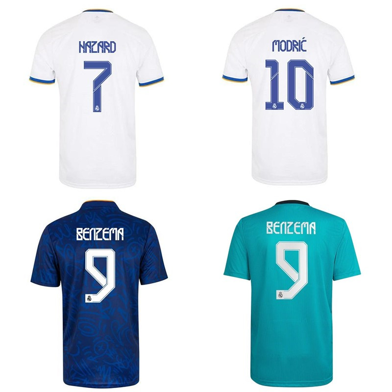 Top 21 22 Real Madrid Jerseys HAZARD BENZEMA Soccer jersey 2021 2022 ASENSIO MODRIC football shirt MARCELO VALVERDE maillot de foot, Realmadrid2122away_player(la liga)
Top 21 22 Real Madrid Jerseys HAZARD BENZEMA Soccer jersey 2021 2022 ASENSIO MODRIC football shirt MARCELO VALVERDE maillot de foot, Realmadrid2122away_player(la liga)