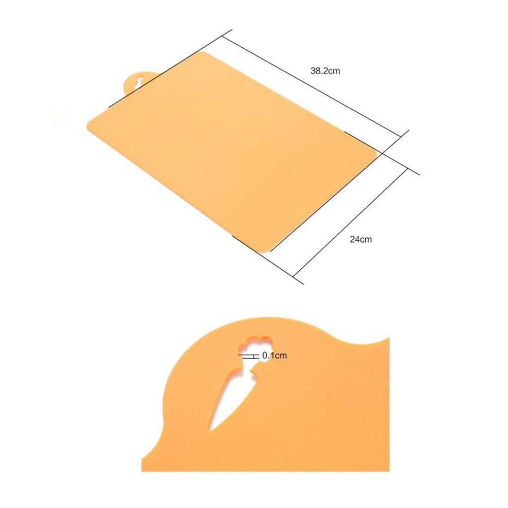 Portable Flexible Bendable Chopping Block Kitchen Accessories Food Fruit Nonskid Cutting Boards Camping Outdoor Chopping Board
