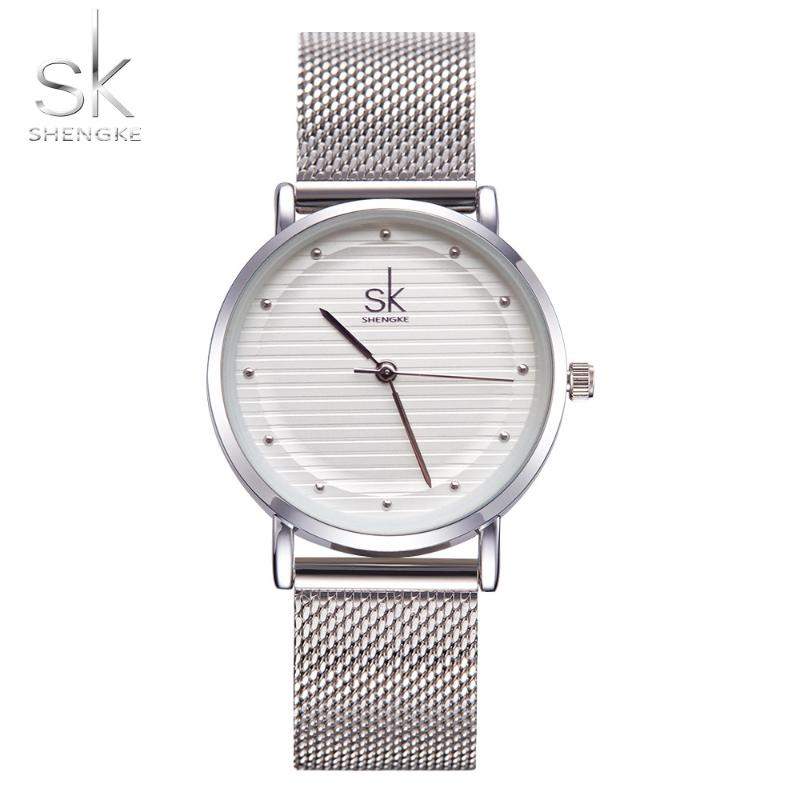 Wristwatches Shengke Brand Quartz Wrist Watches Fashion Women Luxury Sliver Ladies Rhinestone Stainless Band Drop, Gold
Wristwatches Shengke Brand Quartz Wrist Watches Fashion Women Luxury Sliver Ladies Rhinestone Stainless Band Drop, Gold
