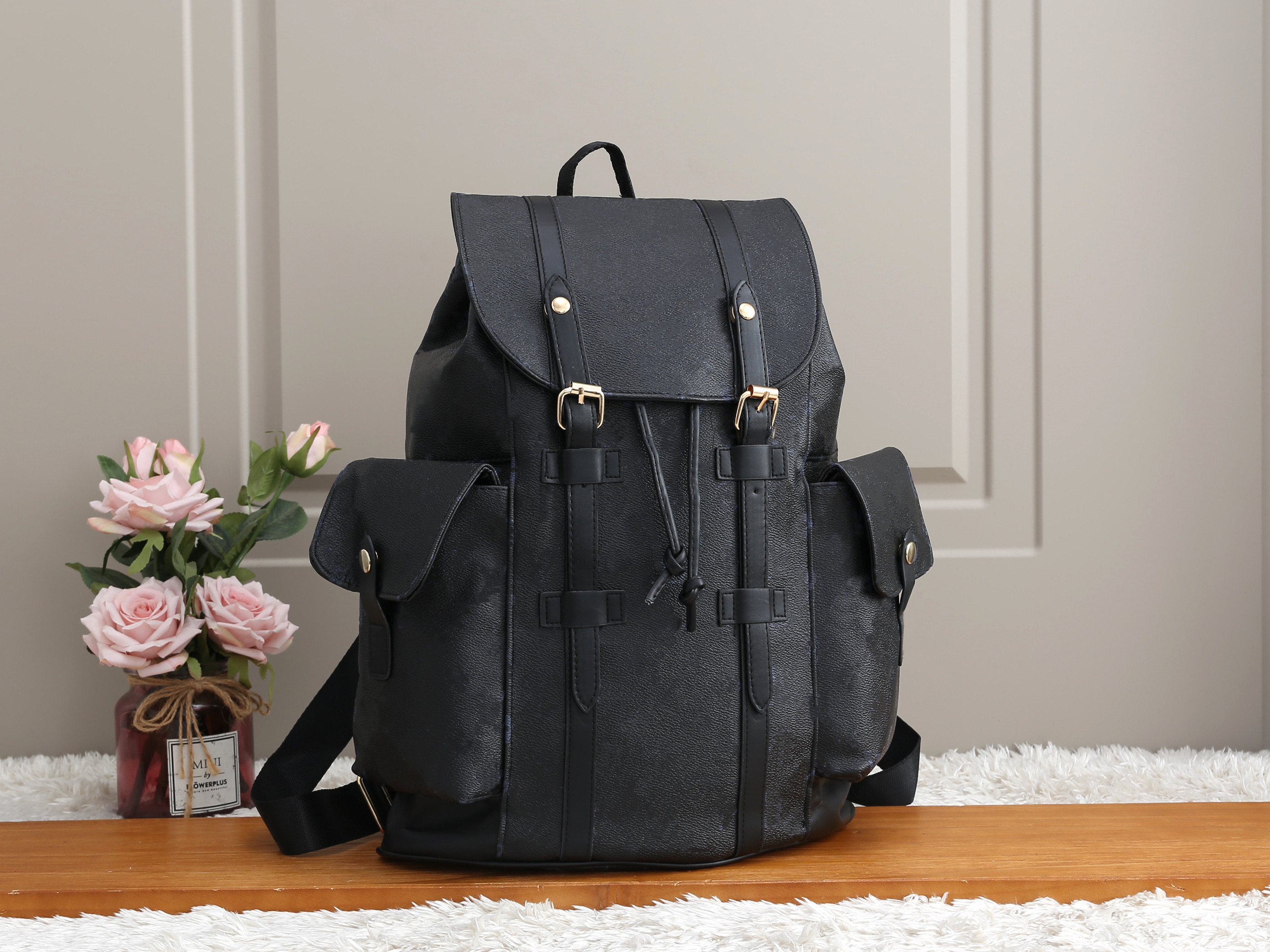 Women Leather Christopher Backpack Luxury Designers knapsack Brand Classic Flowers Plaid Schoolbag Satchel Back pack, Nvoice - not sold separately
Women Leather Christopher Backpack Luxury Designers knapsack Brand Classic Flowers Plaid Schoolbag Satchel Back pack, Nvoice - not sold separately