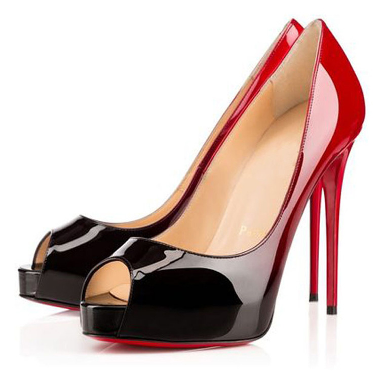 Perfect Women Dress Pumps Sandals Red Bottom High Heels Classic Fish Mouth platform Heel Wedding Party Box EU 35-43, Black
Perfect Women Dress Pumps Sandals Red Bottom High Heels Classic Fish Mouth platform Heel Wedding Party Box EU 35-43, Black