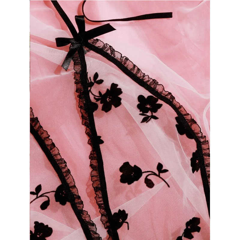 Porn Sexy Women Lace Body Suit One Piece V-neck Lingerie Erotic Teddies Bodysuit Hollow Porno Costume Intimates Underwear X0622