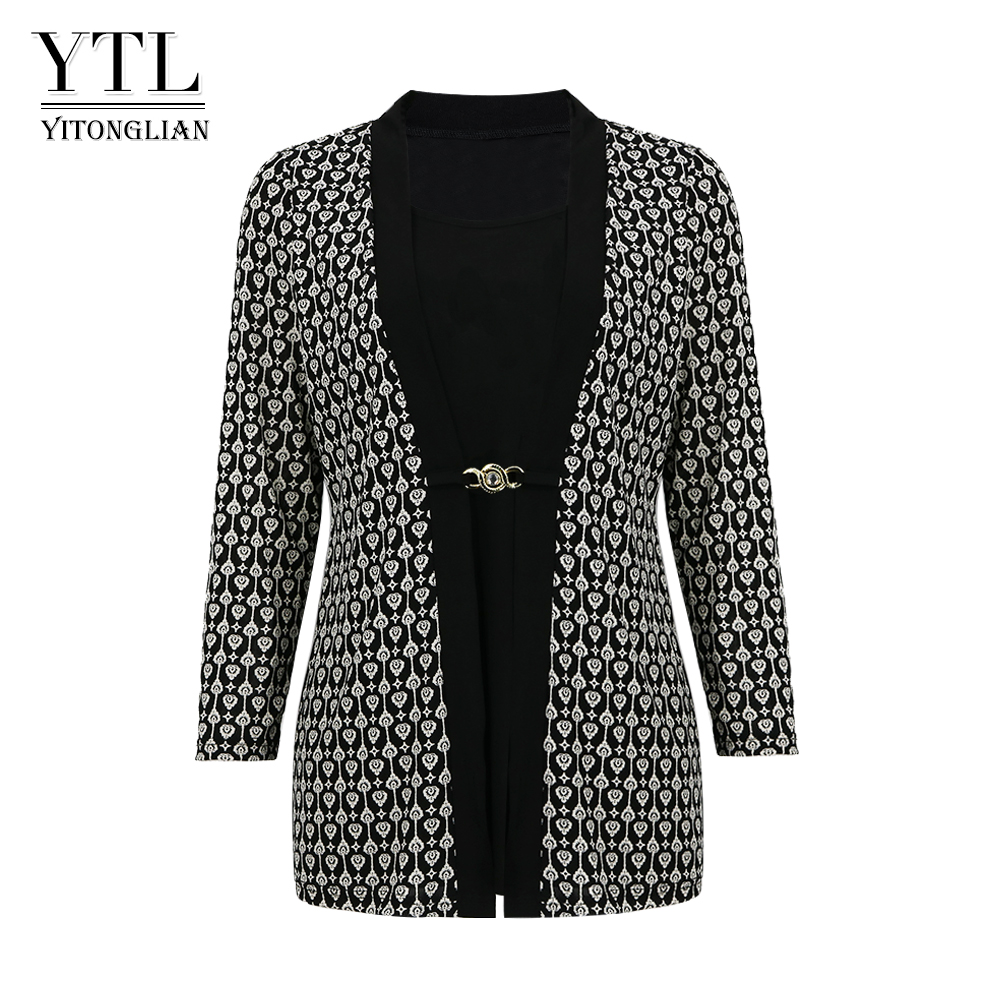 YTL Womens Elegant Vintage Pattern Blouse Shirt Femme Casual Tops for Work Autumn Winter Long Sleeve Patchwork Slim Tunic H413, White black
YTL Womens Elegant Vintage Pattern Blouse Shirt Femme Casual Tops for Work Autumn Winter Long Sleeve Patchwork Slim Tunic H413, White black