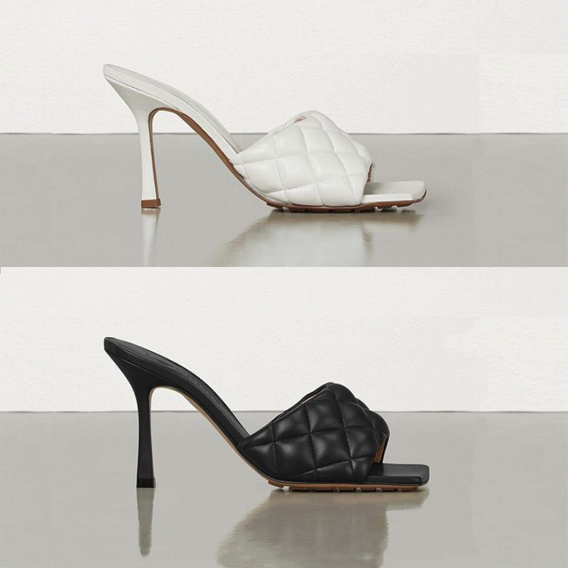 2021 Women Designer lido sandals summer leather Slide covered Stiletto Heel Ladies Beach Sexy Slippers Big Size With Box 280, Black
2021 Women Designer lido sandals summer leather Slide covered Stiletto Heel Ladies Beach Sexy Slippers Big Size With Box 280, Black