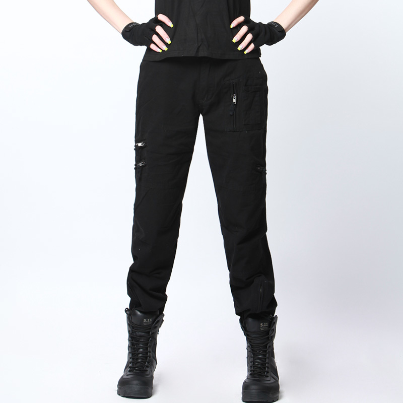 Cargo Pants Women Army Tooling Trousers Military Style Pants Femme Camo Loose Female Multi-pocket Camouflage Pant Plus Size 210518