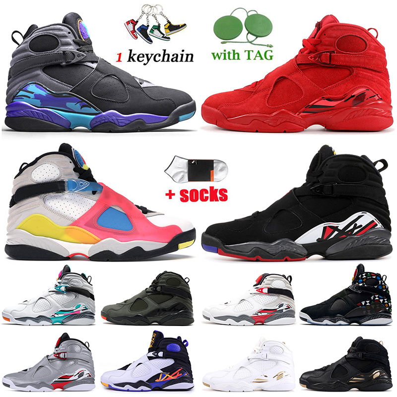 2021 Top Fashion Jumpman 8 8s Mens Basketball Shoes Good Quality Trainers SE White Multicolor South Beach Quai Three Peat Valentines day Aqua Chrome Sneakers, #2 se white multicolor 40-47
2021 Top Fashion Jumpman 8 8s Mens Basketball Shoes Good Quality Trainers SE White Multicolor South Beach Quai Three Peat Valentines day Aqua Chrome Sneakers, #2 se white multicolor 40-47
