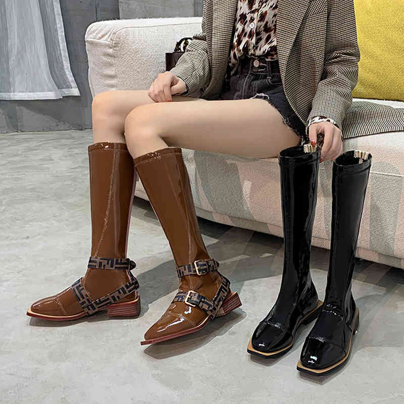 boots autumn/winter new velvet warm zipper martin women's belt buckle design knee-length fashion y9os, Black
boots autumn/winter new velvet warm zipper martin women's belt buckle design knee-length fashion y9os, Black